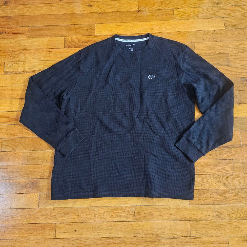 Lacoste Men's Black Long Sleeve Top XXL